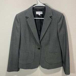 Calvin Klein gray‎ jacket blazer